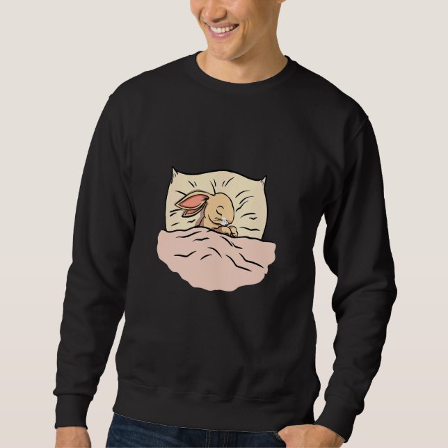 Moletom Pijama de Roupa Noturna Coelho Coelho (Frente)