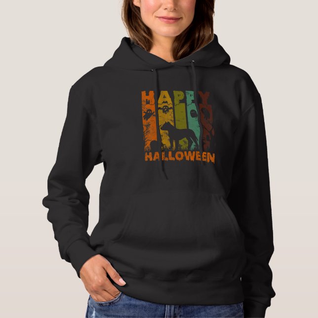 Moletom Pijamas Combinando Fantasia de Halloween Retro Pit (Frente)