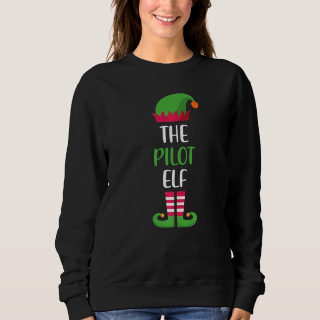 Moletom Pilot Elf Family Matching Group Christmas Pajama X (Frente)