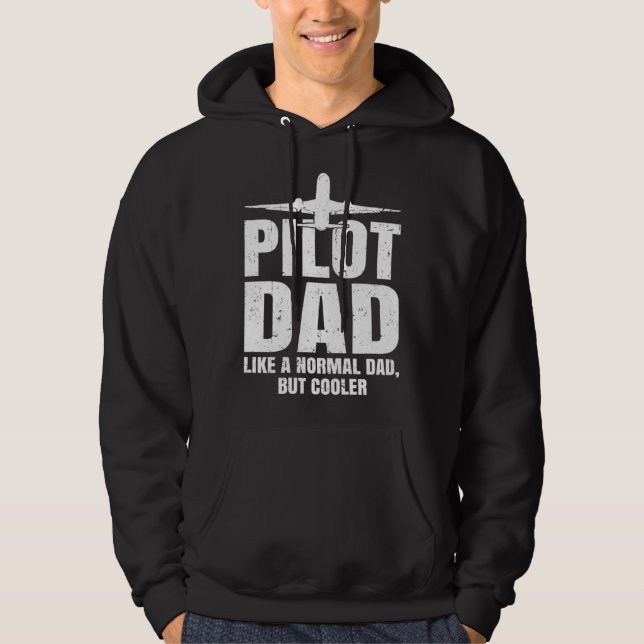Moletom Pilot for Dad Men Aviation Airplane Aircraft Pilot (Frente)