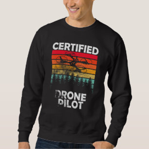 Moletom Piloto De Drone Certificado Para Drones De Drone F