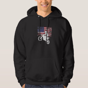 Moletom Piloto de Quadriciclo América Atv Offroad Bandeira