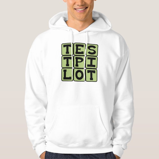 Moletom Piloto de Teste, Aventureiro Aéreo (Frente)