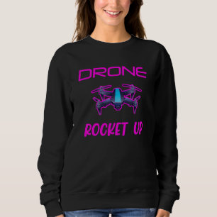 Moletom Piloto Drone Drone Rocket Up Quadcopter Drones Pil
