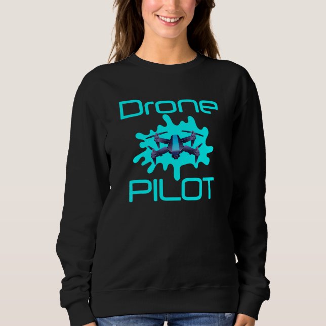 Moletom Piloto Drone Quadcopter Drones Piloto de Drone Uav (Frente)