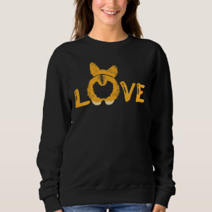 Moletom Pinças de Amor Criam Bumbum Corgi Garras Latido Pe