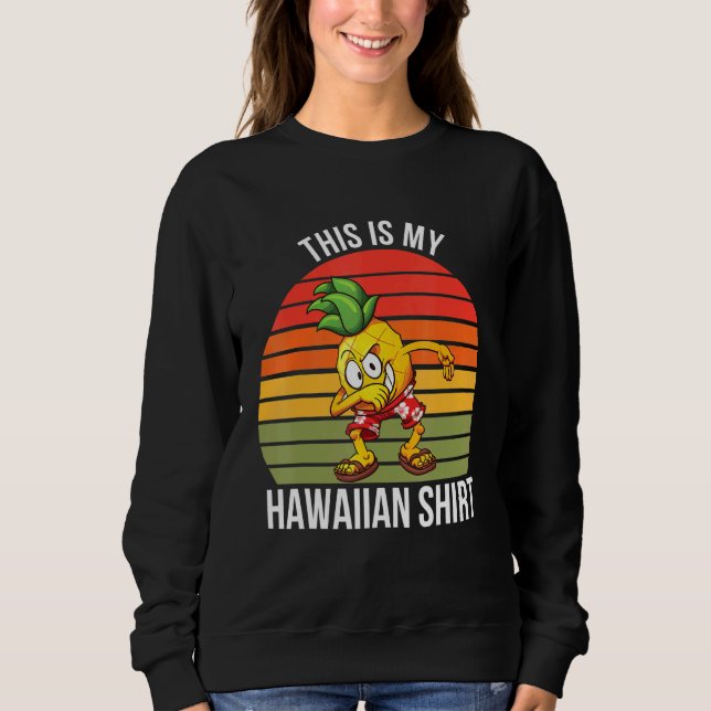 Moletom Pineapple havaiano — Sunset tropical (Frente)
