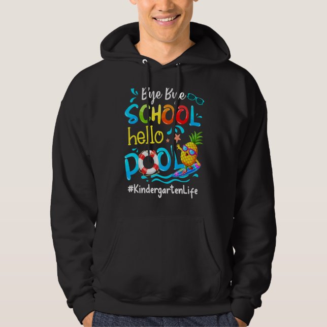 Moletom Pineapple Kindergarten Life Bye Bye School Hello P (Frente)
