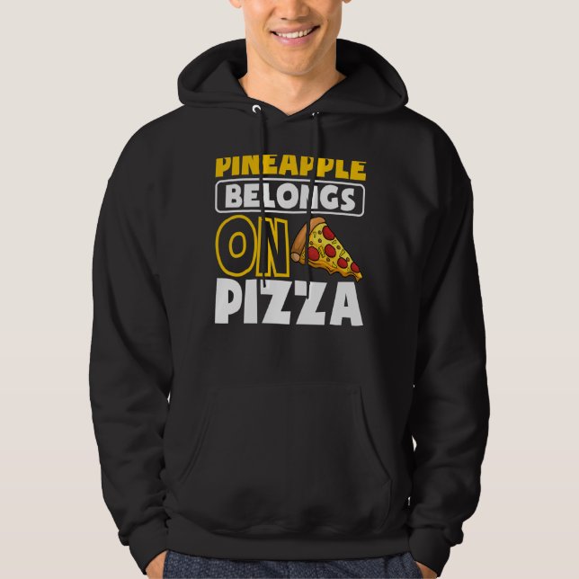 Moletom Pineapple Pizza Havaiana Comida Snack (Frente)