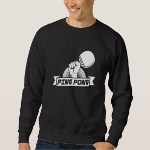 Moletom Ping Pong Racket Paddet Ball Game Mesa Pla