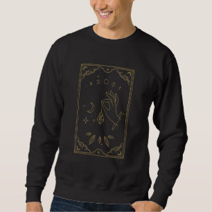 Moletom Pingente Hipnótico Estética de Cartas de Tarot Wit