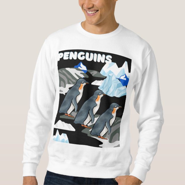 Moletom Pinguim do avô do Reino Unido (Frente)