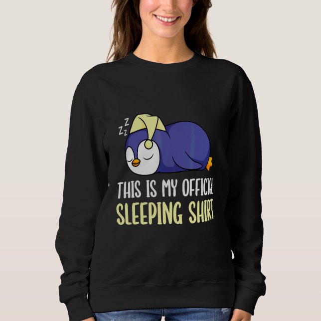 Moletom Pinguim Dormindo Pinguim Oficial (Frente)