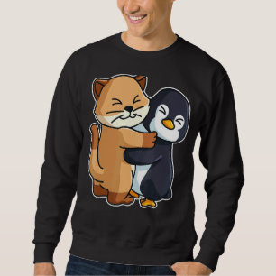 Moletom Pinguim E Gatinhos Cuecas Para Mulheres Animais H