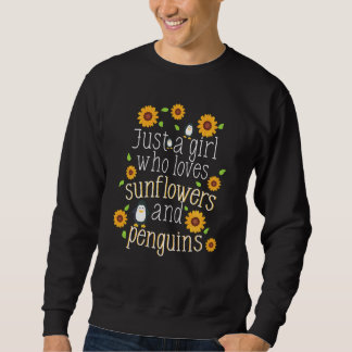 Moletom Pinguim Lover Sunflower Melhor Amiga Mulheres Te
