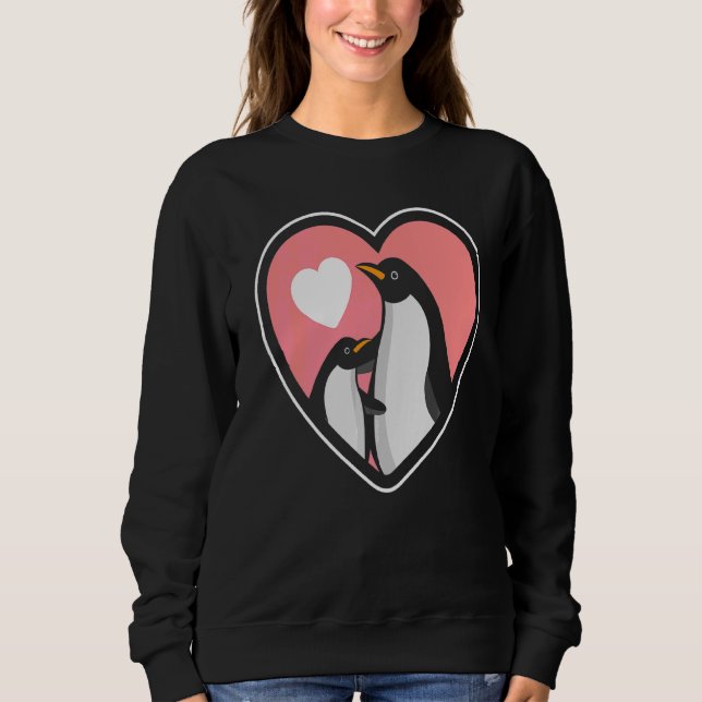 Moletom Pinguim Mãe E Bebê Dia de as mães Mãe Mãe (Frente)