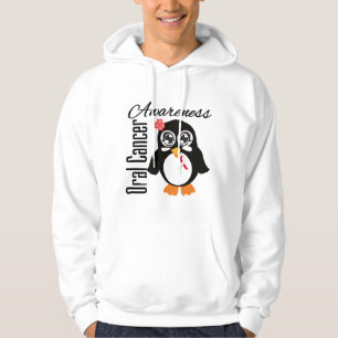 Moletom Pinguim oral da consciência do cancer