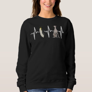 Moletom Pinguim Pinguin Greyhound Heartbeat Cachorro