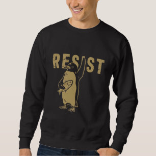 Moletom Pinguim Resiste Pinguins Protestam Contra Tarifas