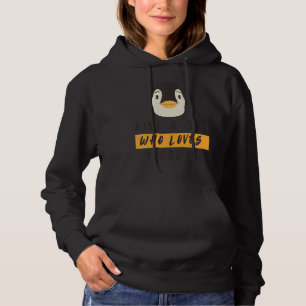 Moletom Pinguinfor Girls Apenas Uma Menina Que Ama Pinguin