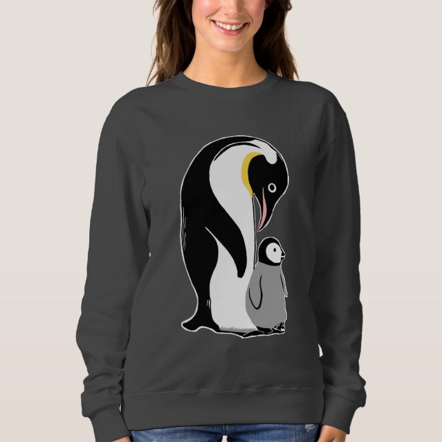 Moletom Pinguins - Camisola para mulheres (Frente)
