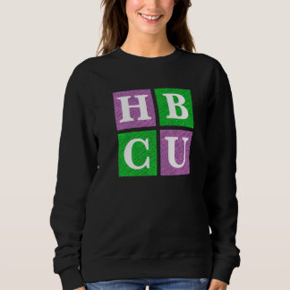 Moletom Pink and Green HBCU Block Letters  