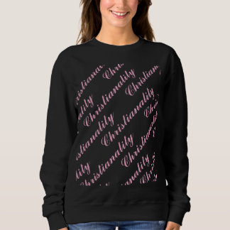 Moletom pink logo repeat blk sweatshirt