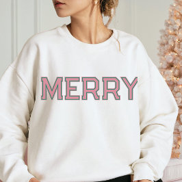 Moletom PINK NOEL Feliz Natal Texto Personalizado