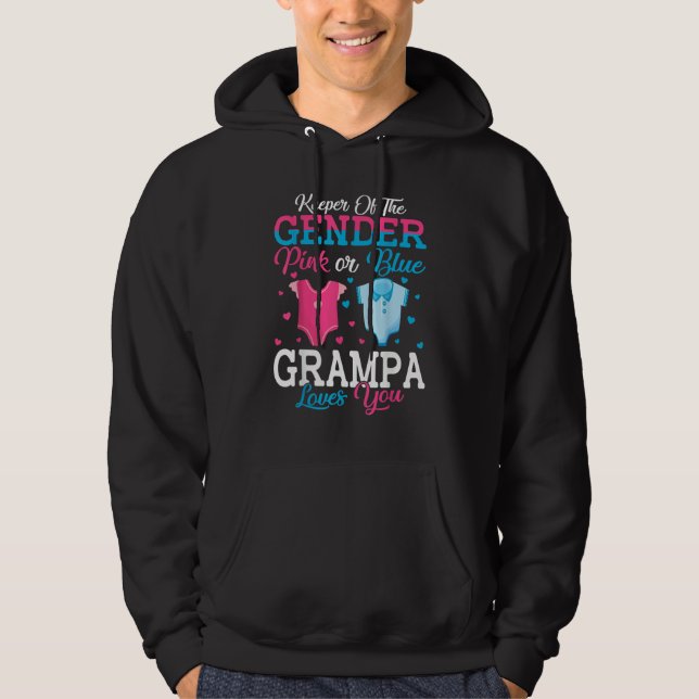 Moletom Pink Or Blue Grampa Keeper Of The Gender Grampa Lo (Frente)