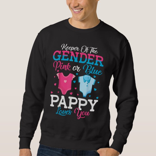 Moletom Pink Or Blue Pappy Keeper Of The Gender Pappy Love (Frente)
