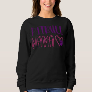 Moletom Pink Pitbull Amantes Para Mulheres Pitbull Mamãe P