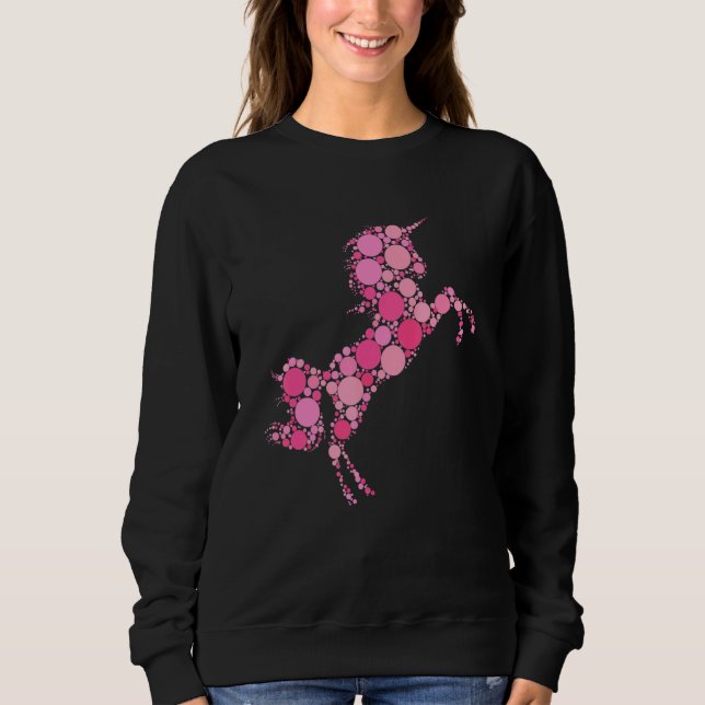 Moletom Pink Polka Dot Unicorn International Dot Day (Frente)