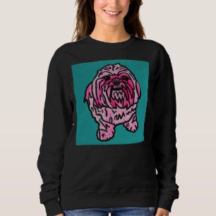 Moletom Pink Shih Tzu