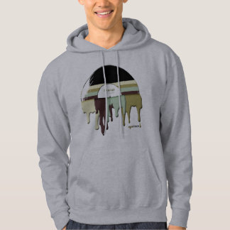 Moletom pinte o hoodie GRAVADO gotejamento