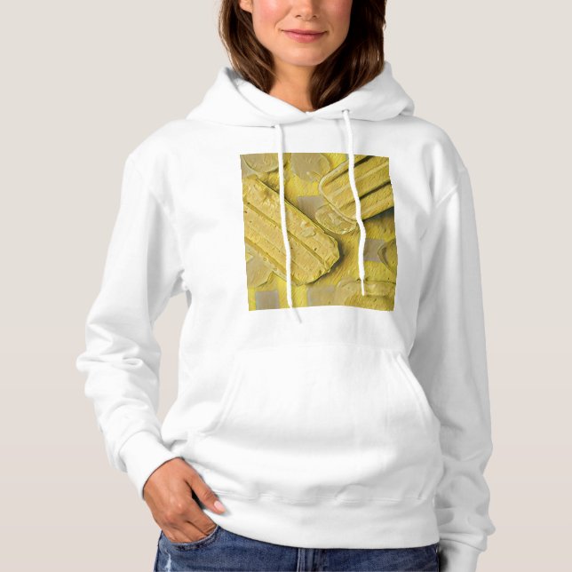 Moletom Pintel de cone de sorvete amarelo (Frente)