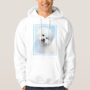 Moletom Pintura de Bichon Frise - Arte de Cachorro Origina