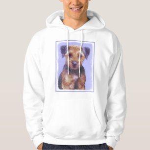 Moletom Pintura de Borda Terrier - Arte de Cachorro Origin