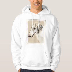 Moletom Pintura de Borzoi (Silver Brindle) Original