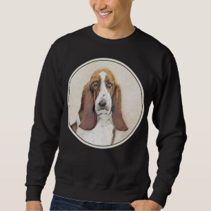 Moletom Pintura de Cachorro Basset - Arte de Cachorro Orig