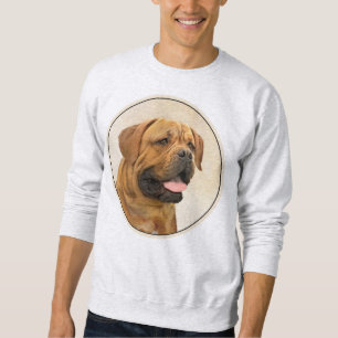 Moletom Pintura de Cachorro de Bordéus - Arte Cachorra Ori