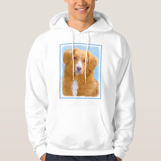 Moletom Pintura de Cachorro de Retriever com Tolerância a  (Frente)