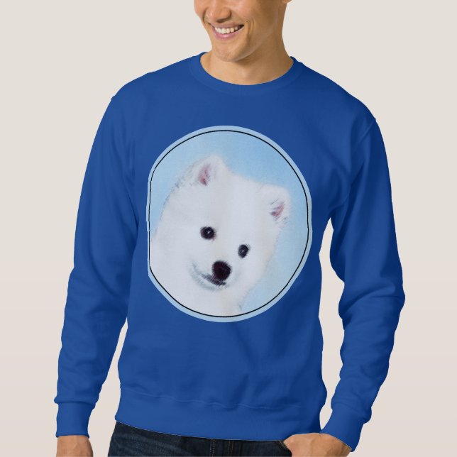 Moletom Pintura de Cachorro Eskimo Americano - Arte Origin (Frente)