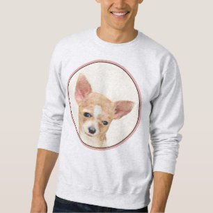 Moletom Pintura de Chihuahua - Arte de Cachorro Original C