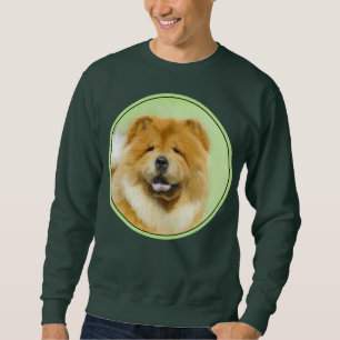 Moletom Pintura De Chow Chow - Arte De Cachorro Original