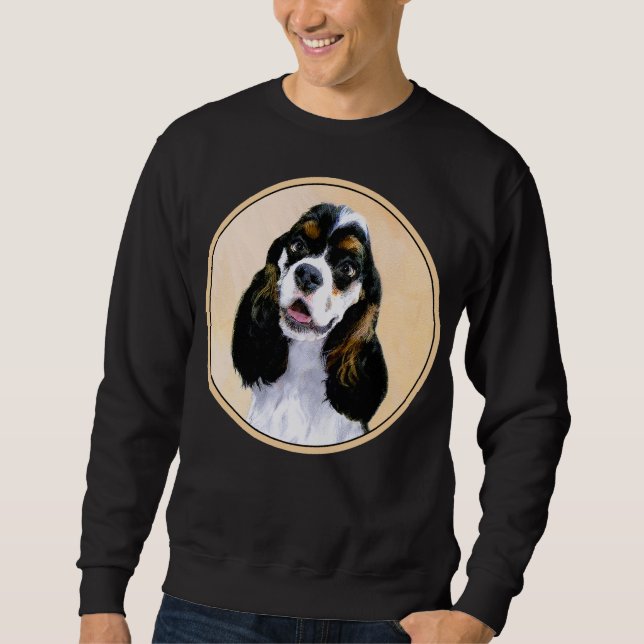 Moletom Pintura de Cocker Spaniel (Parti) - Arte Original  (Frente)