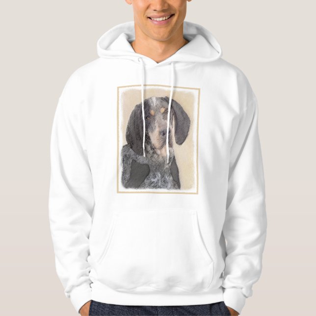 Moletom Pintura de Connhound Bluetick - Cachorro Original  (Frente)