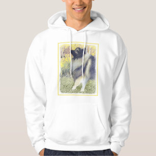 Moletom Pintura de Keeshond Aspen - Arte de Cachorro Origi