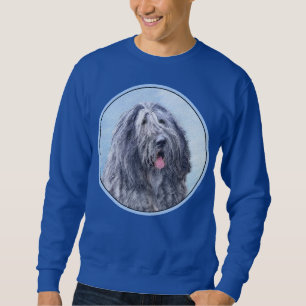 Moletom Pintura de Sheepdog Bergamasco - Cachorro Original