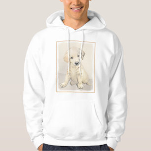 Moletom Pintura do filhote de cachorro do golden retriever