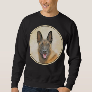 Moletom Pintura em Malinois Belga - Arte Cachorra Original